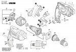 Bosch 3 601 D73 600 Gbm 10 Re Drill 230 V / Eu Spare Parts